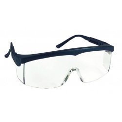 Kék keretű védőszemüveg